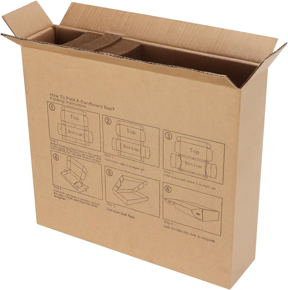 PHAREGE 7x5x2 inch Shipping Boxes 50 Pack, Brown Cardboard Gift Boxes with Lids for Wrapping Giving Women Men Presents, Small Corrugated Mailer Boxes for Packaging Mailing Small Business - Image 8
